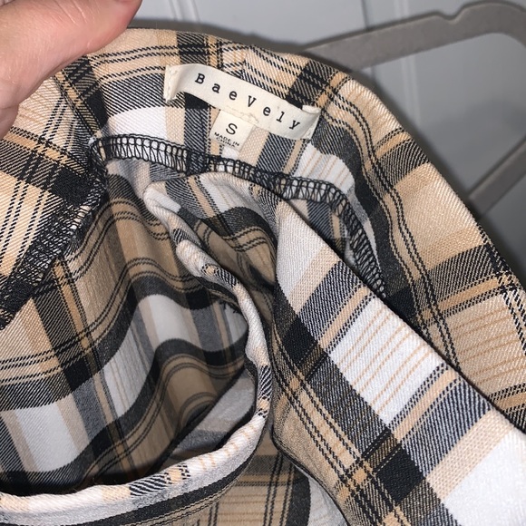 Plaid cropped pant sale - Picture 4 of 7